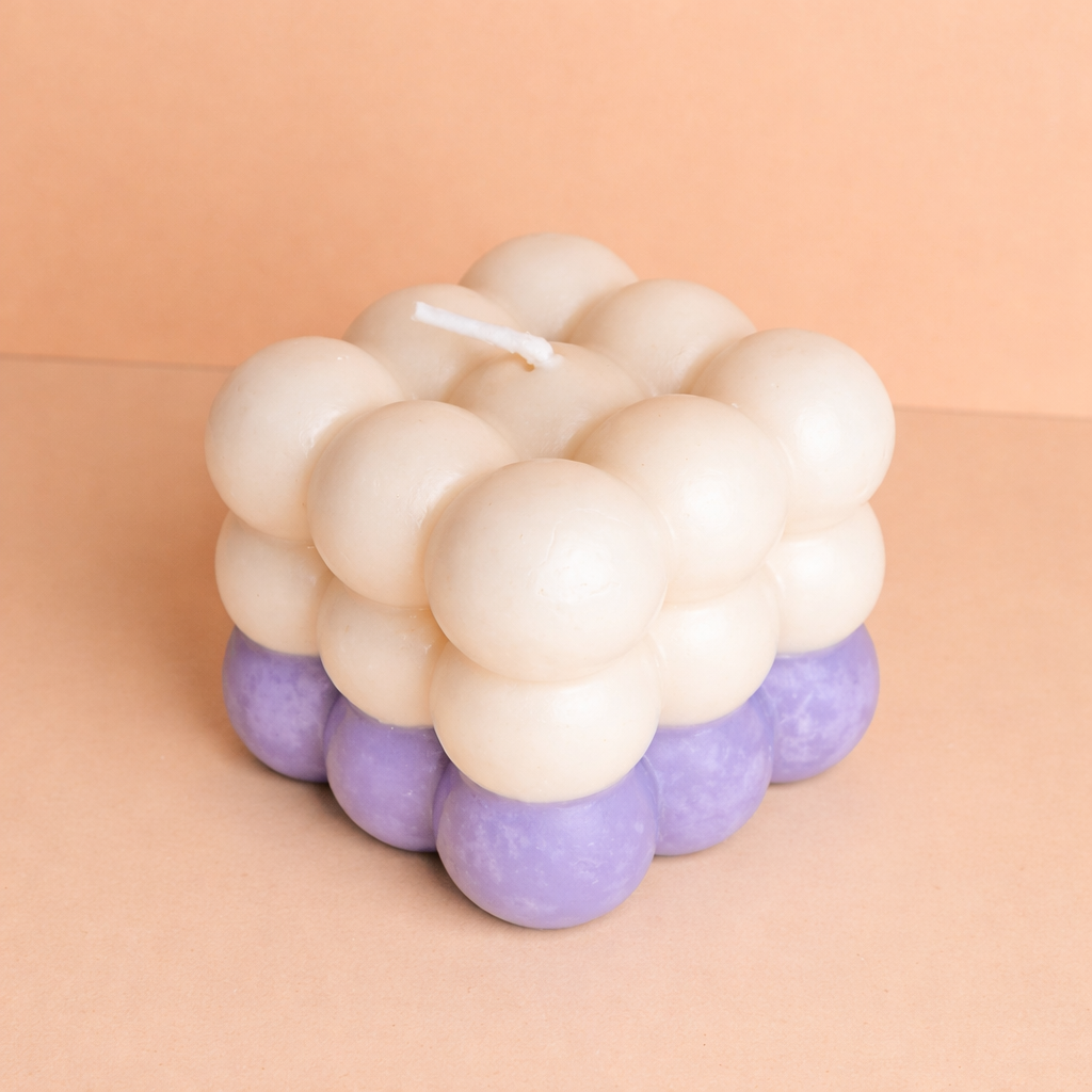 Bubble Cube Candle