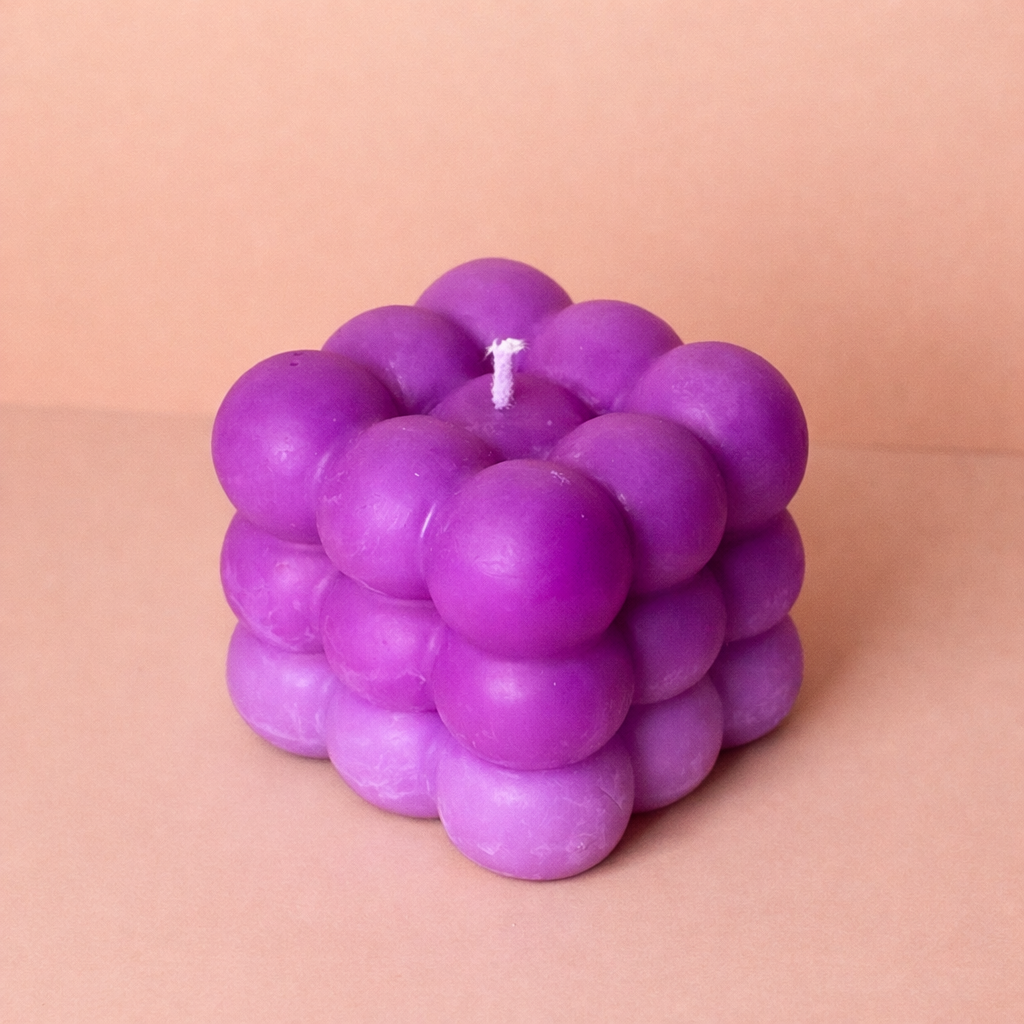 Bubble Cube Candle